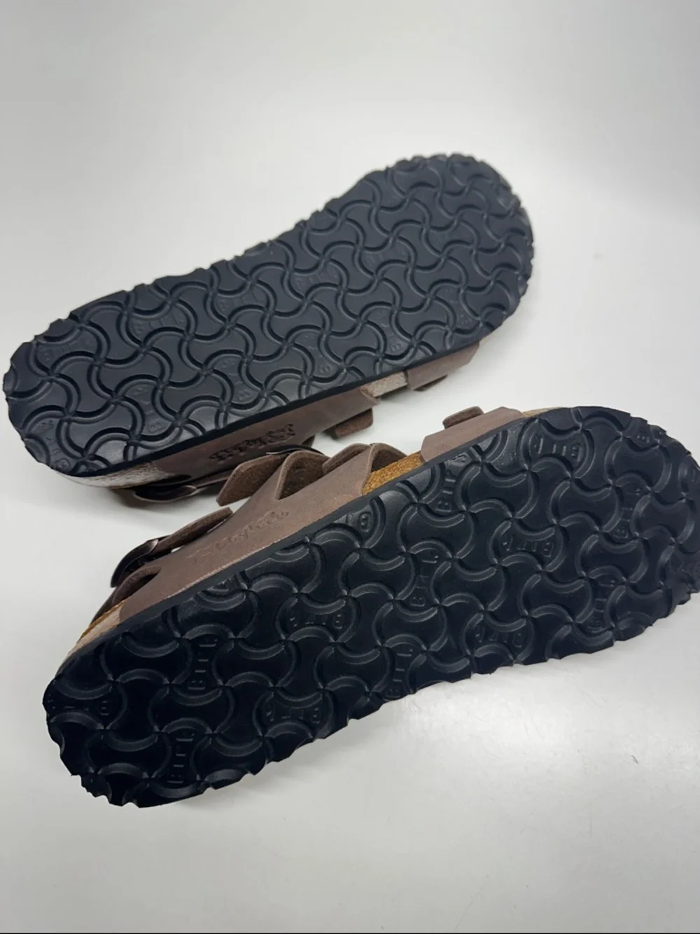 Birkenstock Birki's Canberra Sandals Open Toe Adjustable Ankle Strap Brown 9